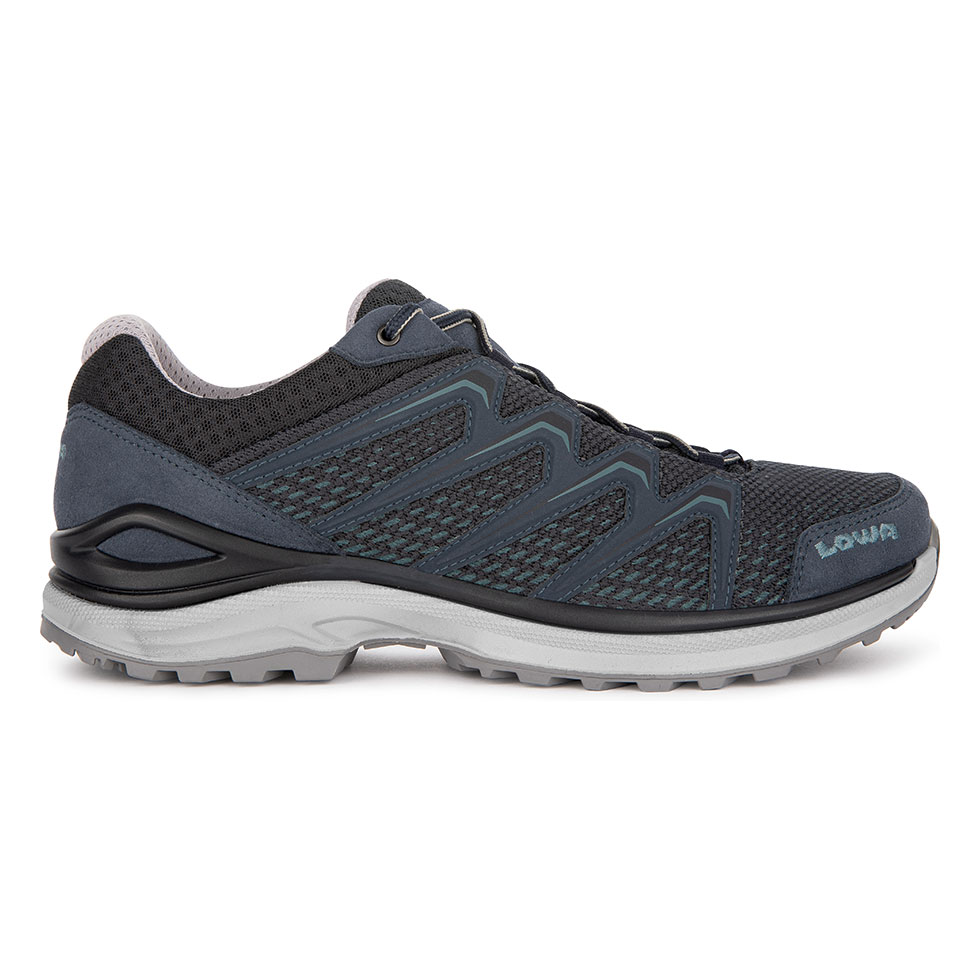 Scarpe Montagna Uomo Lowa Maddox Grigie Blu YSMGWE-703